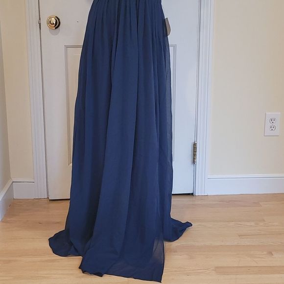 Sexy Navy Maxi Dess size M - Picture 3 of 9